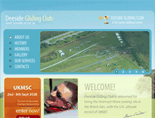 Tablet Screenshot of deesideglidingclub.co.uk